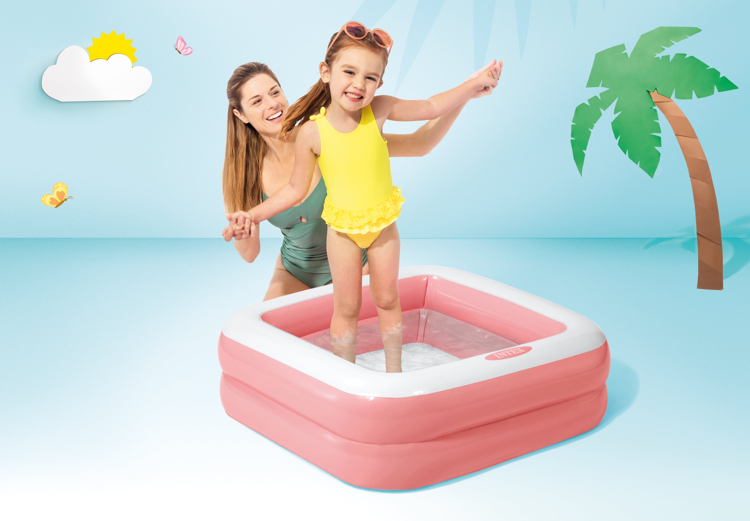 Intex Play Box Pool Pink 57100 V1032-IXPLAYBOX-57100