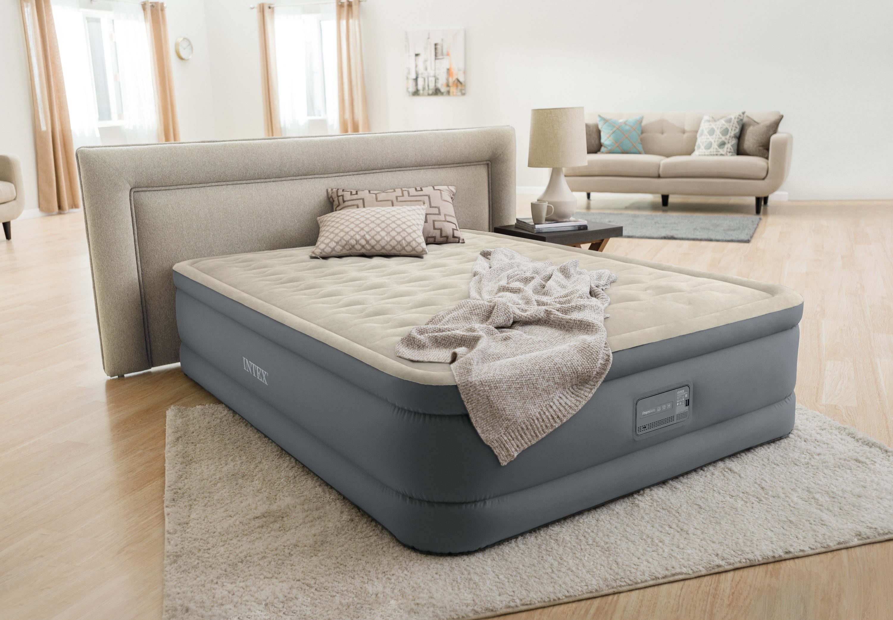 Intex Queen PremAire II Airbed 46cm 64926 V1032-IXPREMAIRE46-64926
