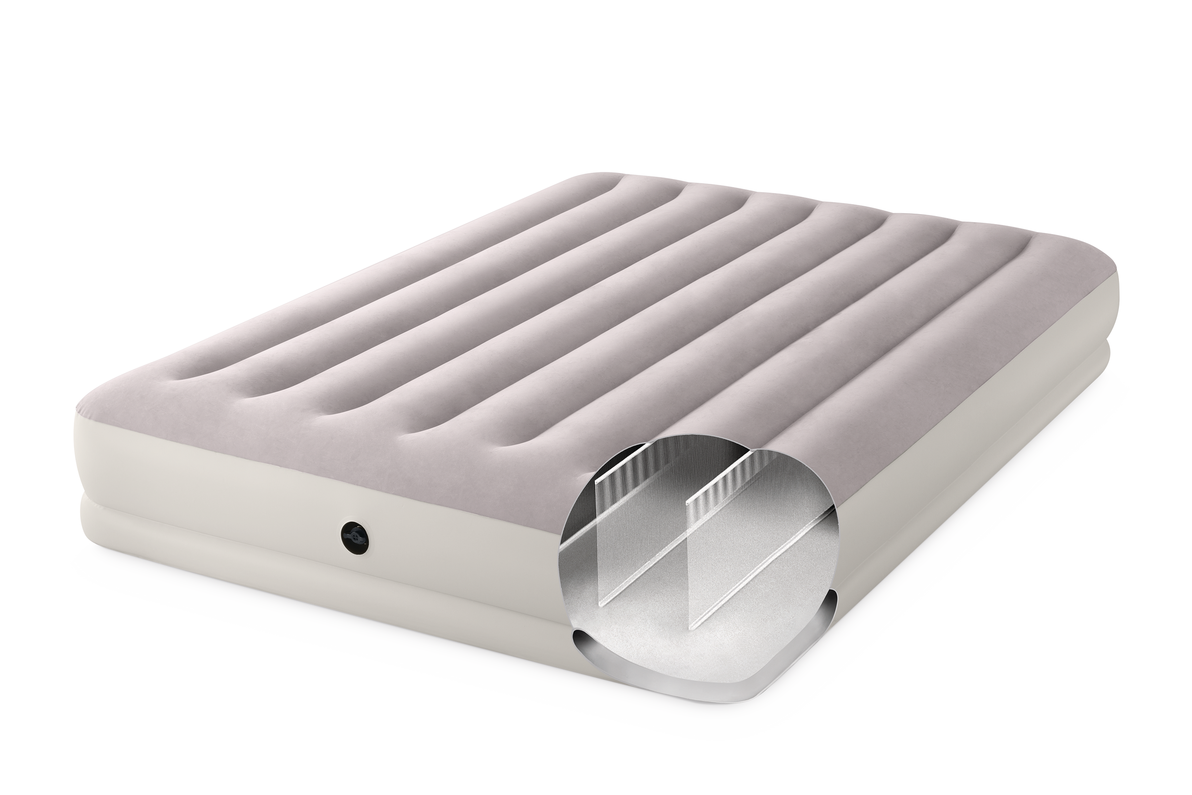 Intex Queen Dura-Beam Prestige Mid-Rise Airbed w/ USB150 Pump- 64179 V1032-IXPRESTIGEQUEENUSB150_64179