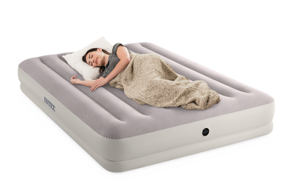 Intex Queen Dura-Beam Prestige Mid-Rise Airbed w/ USB150 Pump- 64179 V1032-IXPRESTIGEQUEENUSB150_64179