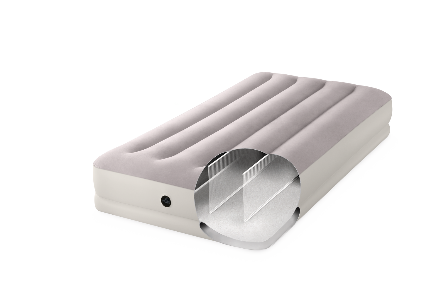 Intex Single (Twin) Dura-Beam Prestige Mid-Rise Airbed w/ USB150 Pump - 64177 V1032-IXPRESTIGEUSB150_64177