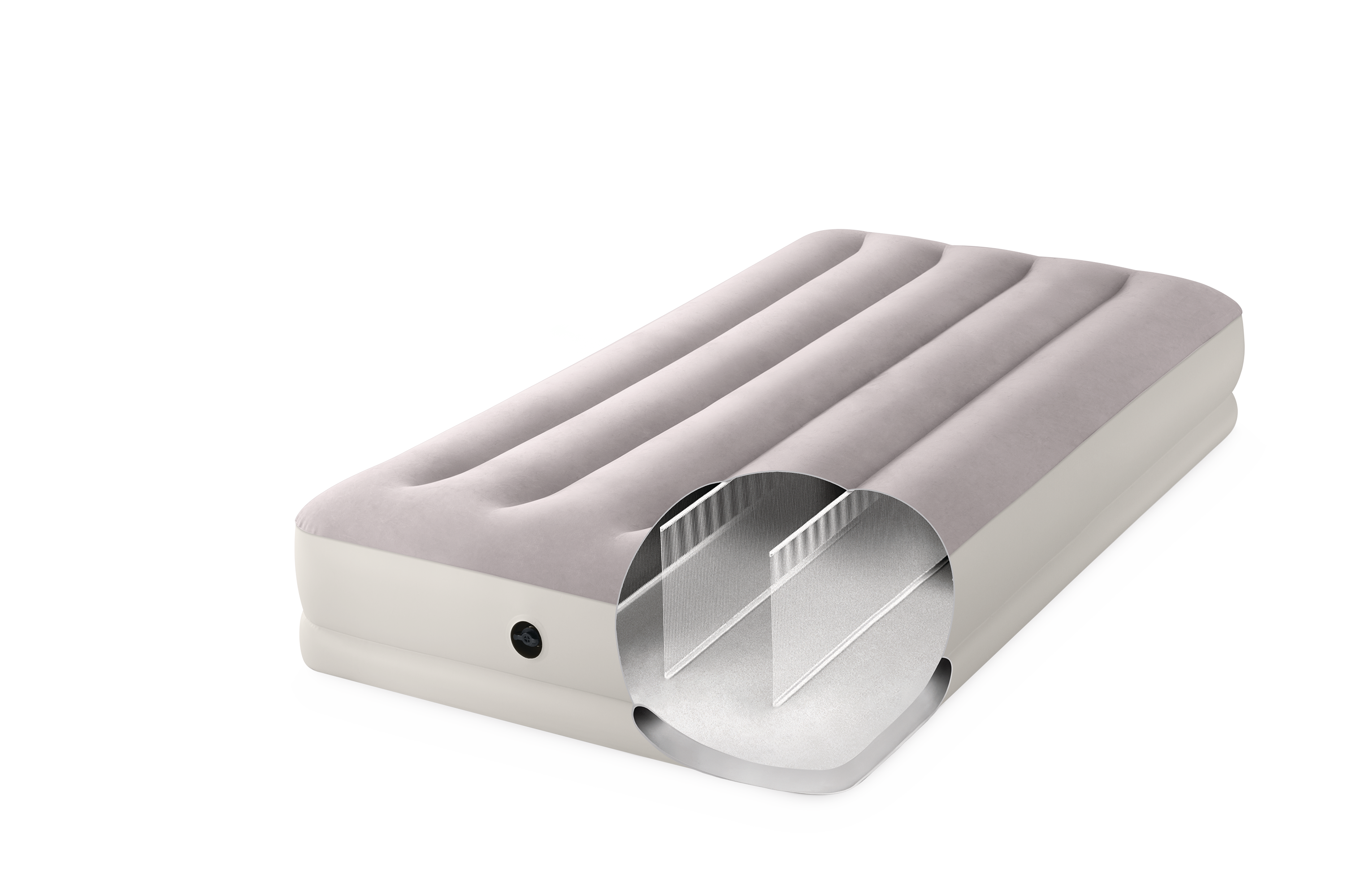 Intex Single (Twin) Dura-Beam Prestige Mid-Rise Airbed w/ USB150 Pump - 64177 V1032-IXPRESTIGEUSB150_64177