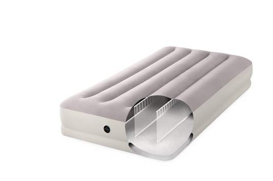 Intex Single (Twin) Dura-Beam Prestige Mid-Rise Airbed w/ USB150 Pump - 64177 V1032-IXPRESTIGEUSB150_64177