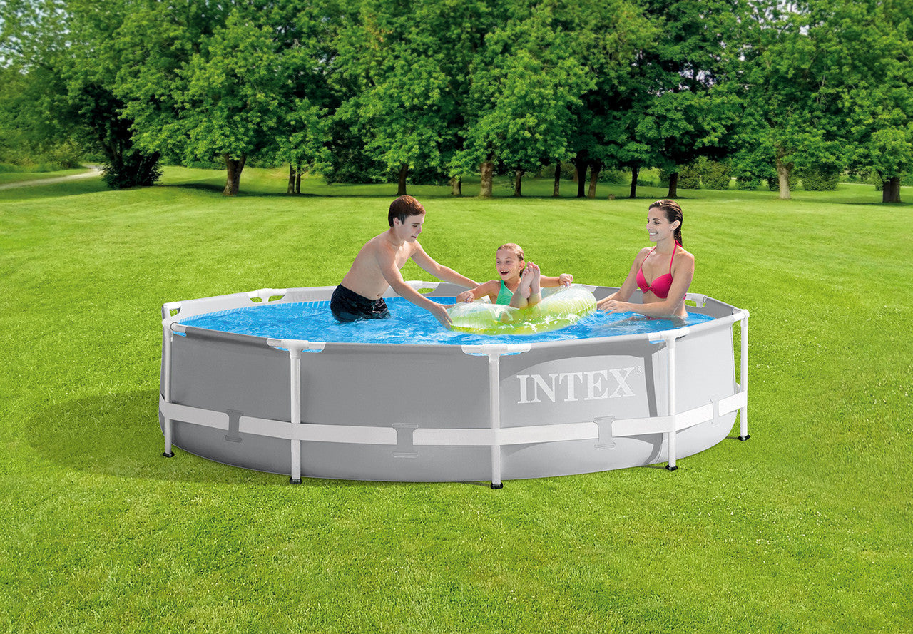 Intex PRISM 10' Metal Frame Above Ground Pool - 305cm x 76cm 26702 V1032-IXPRISM10-26702