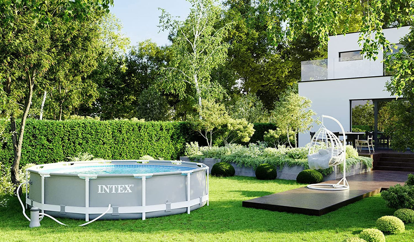 Intex PRISM 12' Metal Frame Above Ground Pool - 366cm x 76cm 26712 V1032-IXPRISM12-26712