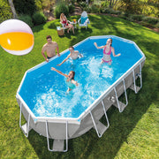 Intex PRISM Frame 16' Above Ground Pool 503cm x 274cm x 122cm 26796 V1032-IXPRISM16-26796