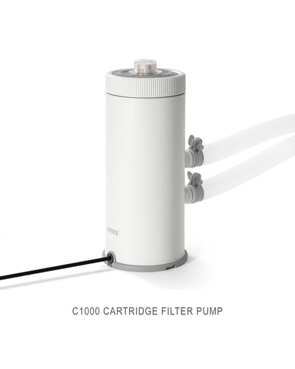 Intex C1000 Cartridge Filter Pump W/ GFCI 3785/h 26638 New Model for 2025 V1032-IXPUMP1000-26638