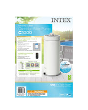 Intex C1000 Cartridge Filter Pump W/ GFCI 3785/h 26638 New Model for 2025 V1032-IXPUMP1000-26638
