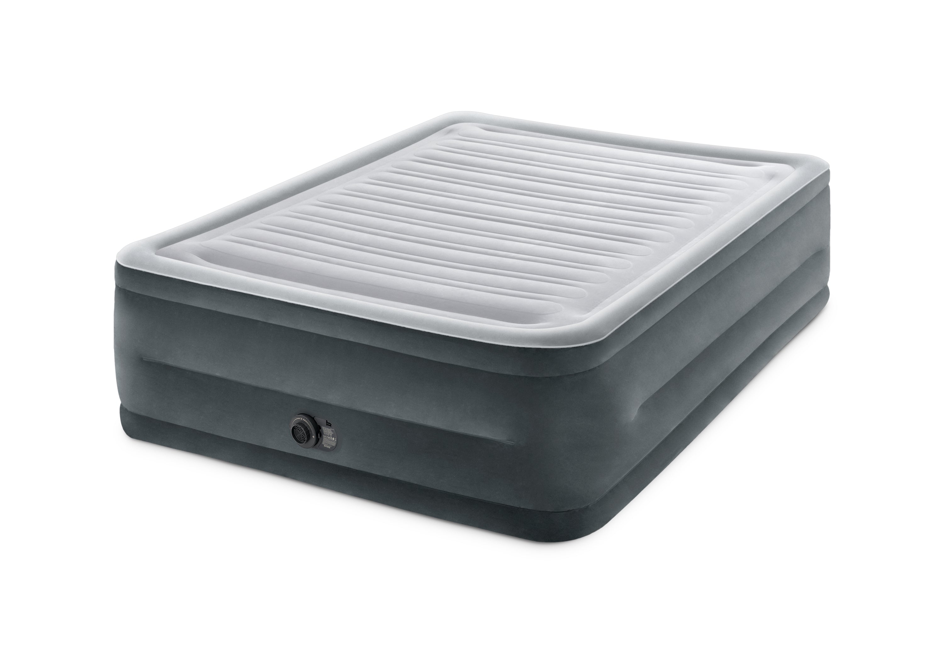 INTEX Queen Dura-Beam Comfort Plush Air Mattress w/ Built-In USB Electric Pump 64418 V1032-IXQUEENCOMFORT_64418