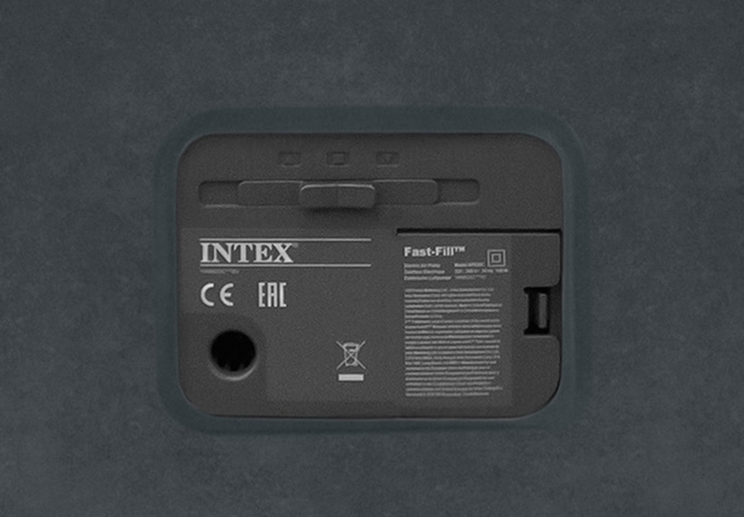 INTEX Queen Dura-Beam Comfort Plush Air Mattress w/ Built-In USB Electric Pump 64418 V1032-IXQUEENCOMFORT_64418