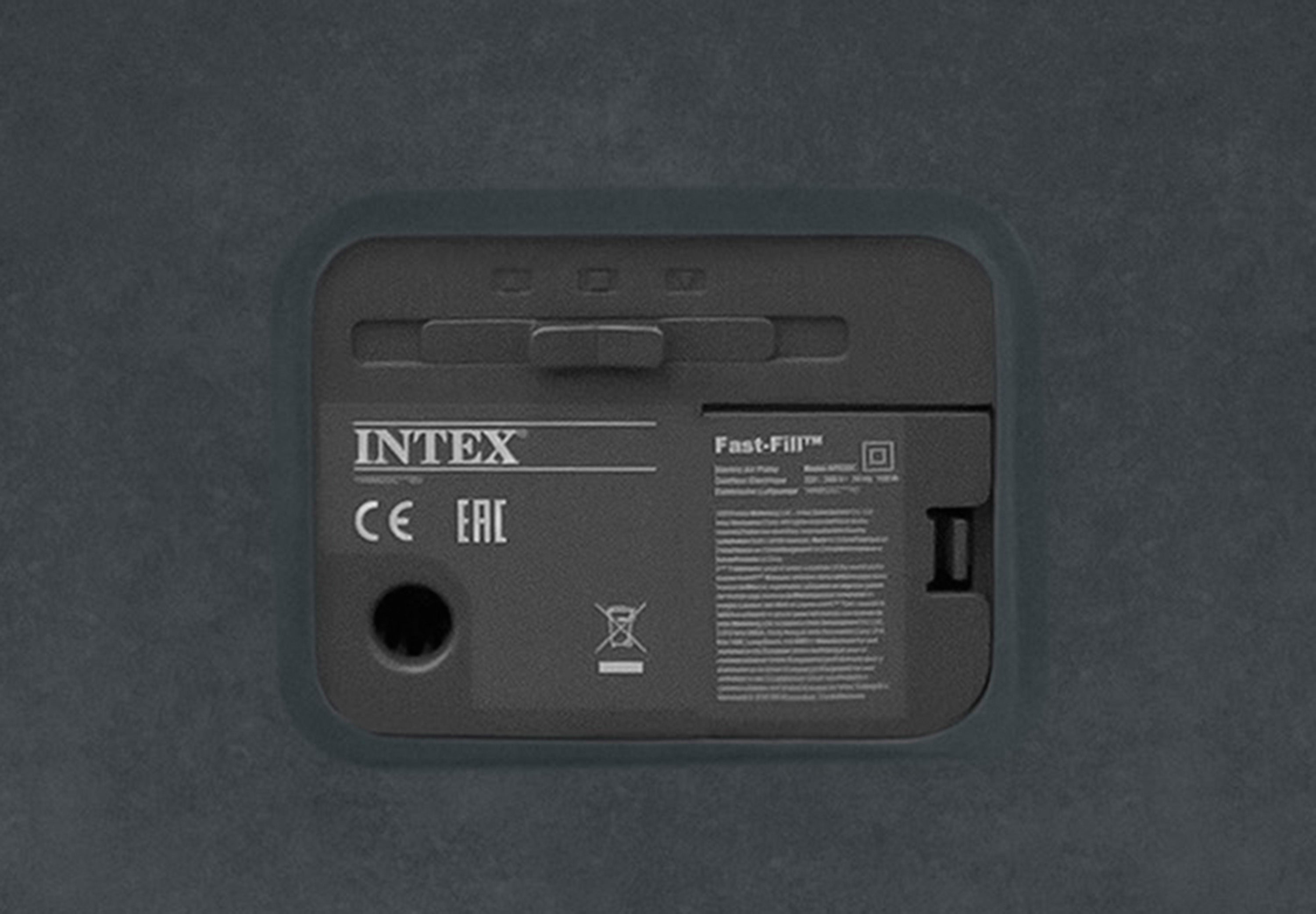INTEX Queen Dura-Beam Comfort Plush Air Mattress w/ Built-In USB Electric Pump 64418 V1032-IXQUEENCOMFORT_64418