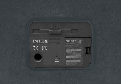INTEX Queen Dura-Beam Comfort Plush Air Mattress w/ Built-In USB Electric Pump 64418 V1032-IXQUEENCOMFORT_64418