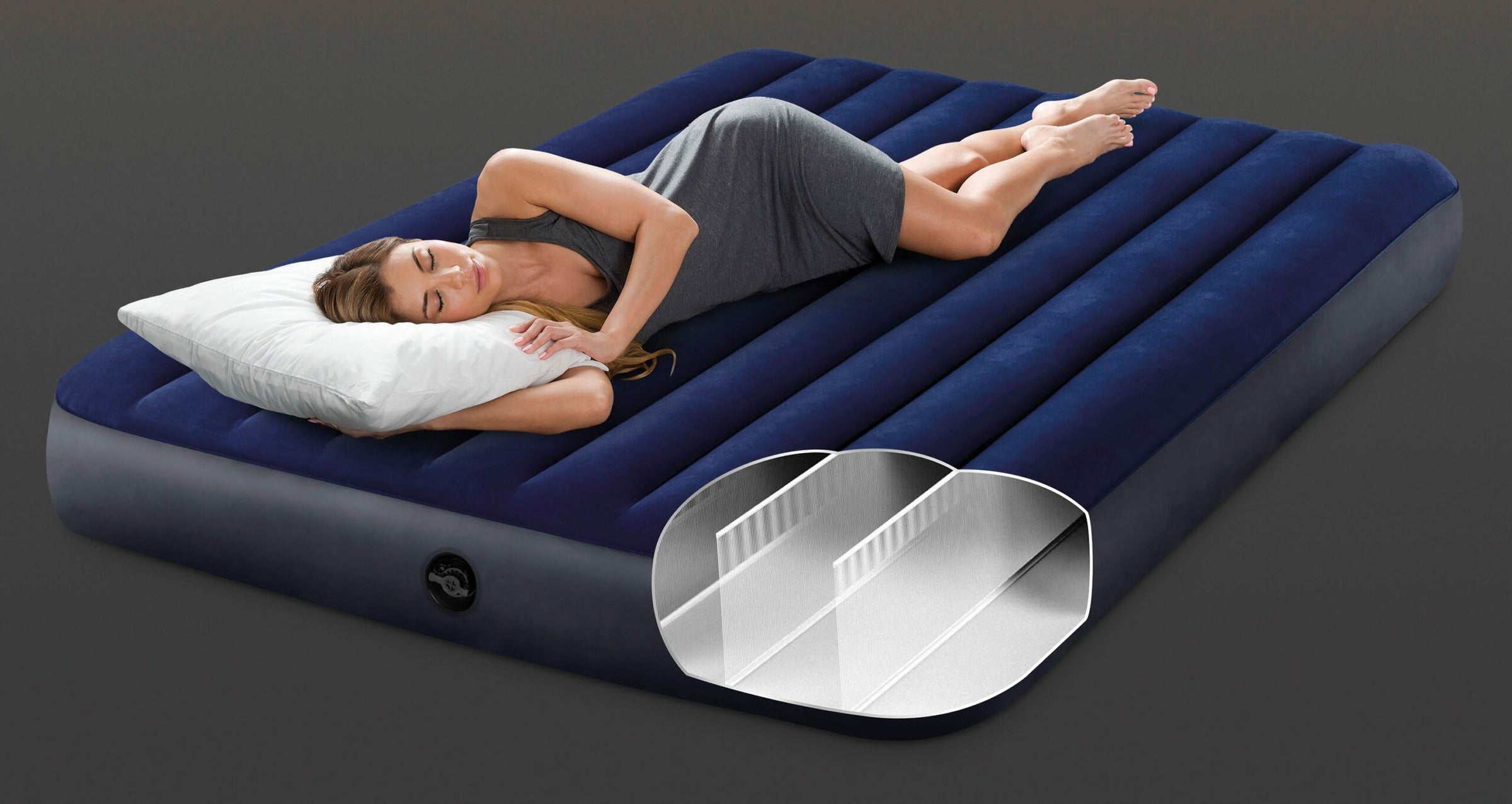Intex Queen Classic Downy Airbed 64759 V1032-IXQUEENDOWNY-64759