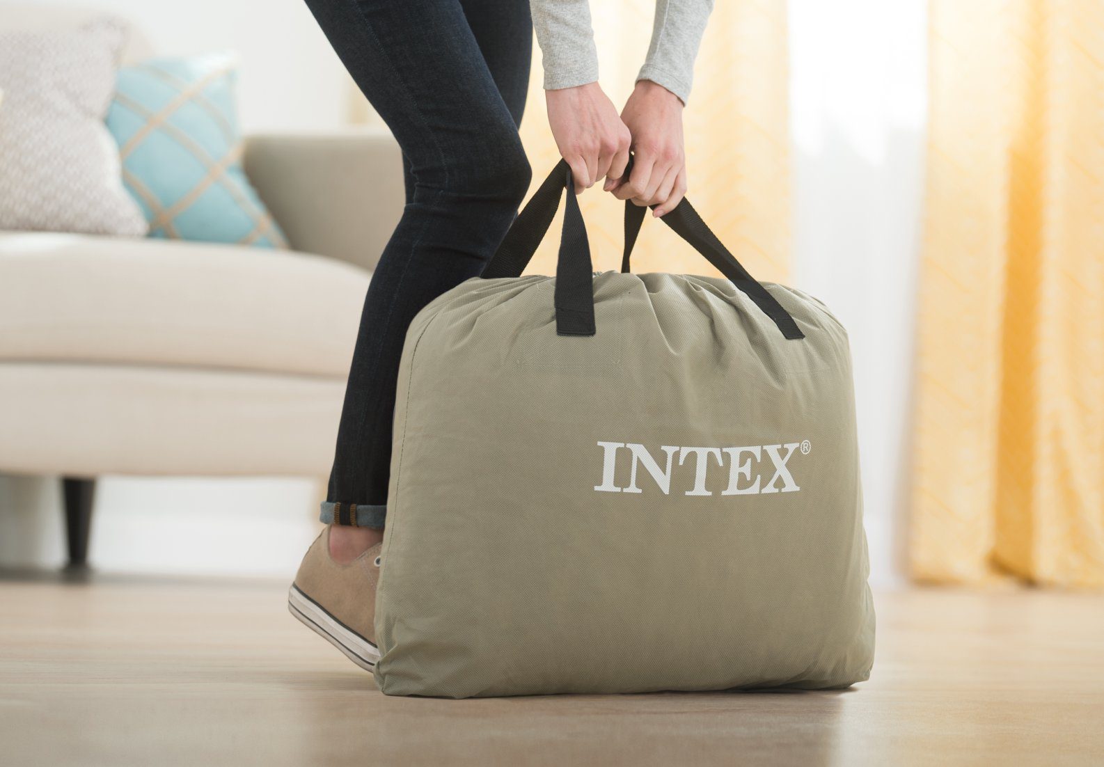 Intex Queen Prime Comfort Airbed 64164 V1032-IXQUEENPRIME51-64164