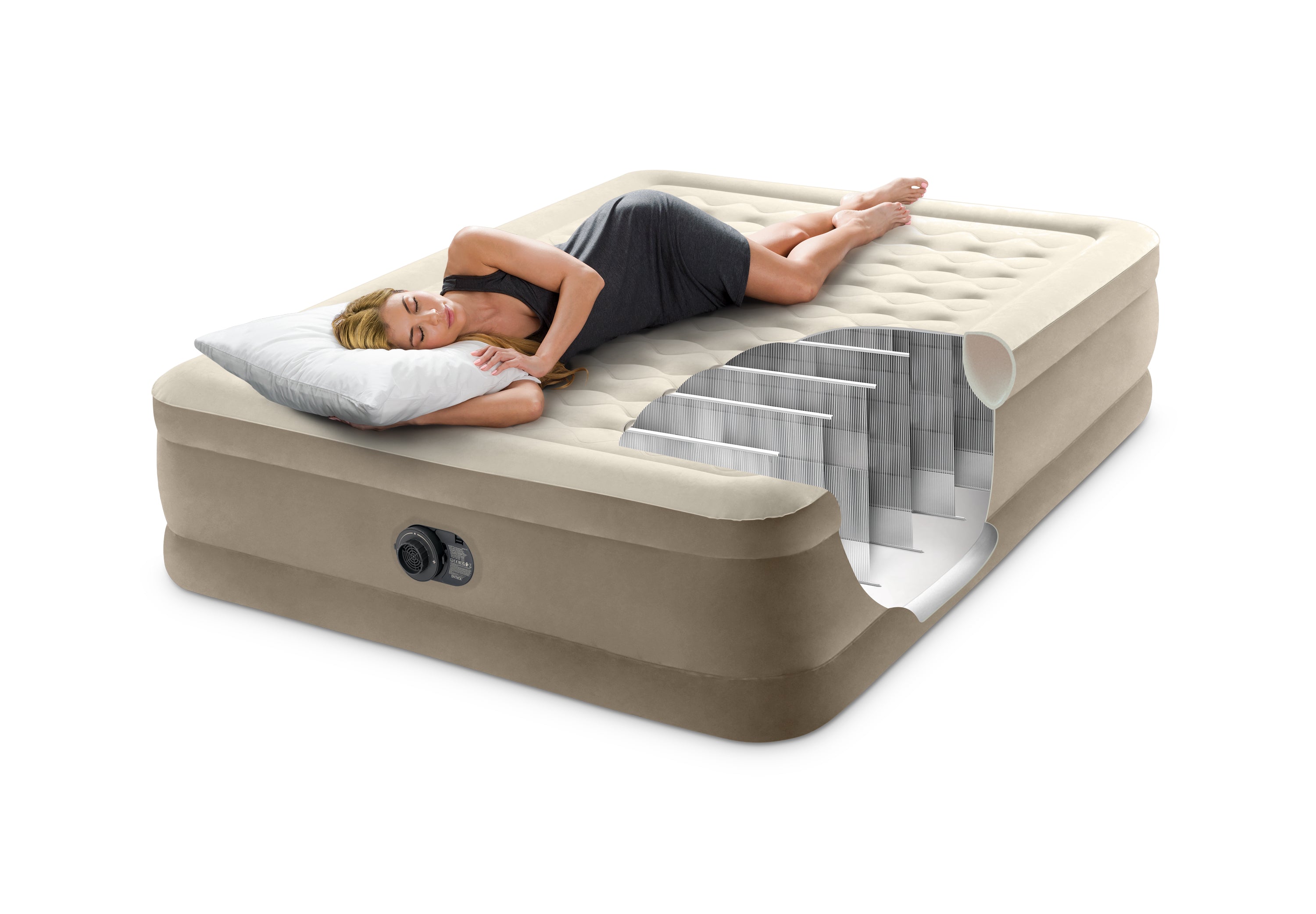 Intex Queen Ultra Plush Airbed 152cm x 203xm x 46cm 64428 V1032-IXQUEENULTRA46-64428