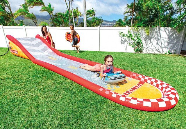 Intex Racing Fun Inflatable Slide 57167 V1032-IXRACING-57167