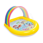 Intex Rainbow Arch Inflatable Spray Kiddie Pool 57156 V1032-IXRAINBOWARCH-57156