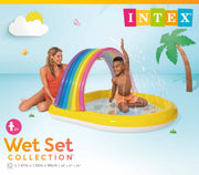 Intex Rainbow Arch Inflatable Spray Kiddie Pool 57156 V1032-IXRAINBOWARCH-57156