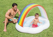 Intex Rainbow Cloud Inflatable Spray Baby Pool 57141 V1032-IXRAINBOWCLOUD-57141