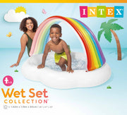 Intex Rainbow Cloud Inflatable Spray Baby Pool 57141 V1032-IXRAINBOWCLOUD-57141