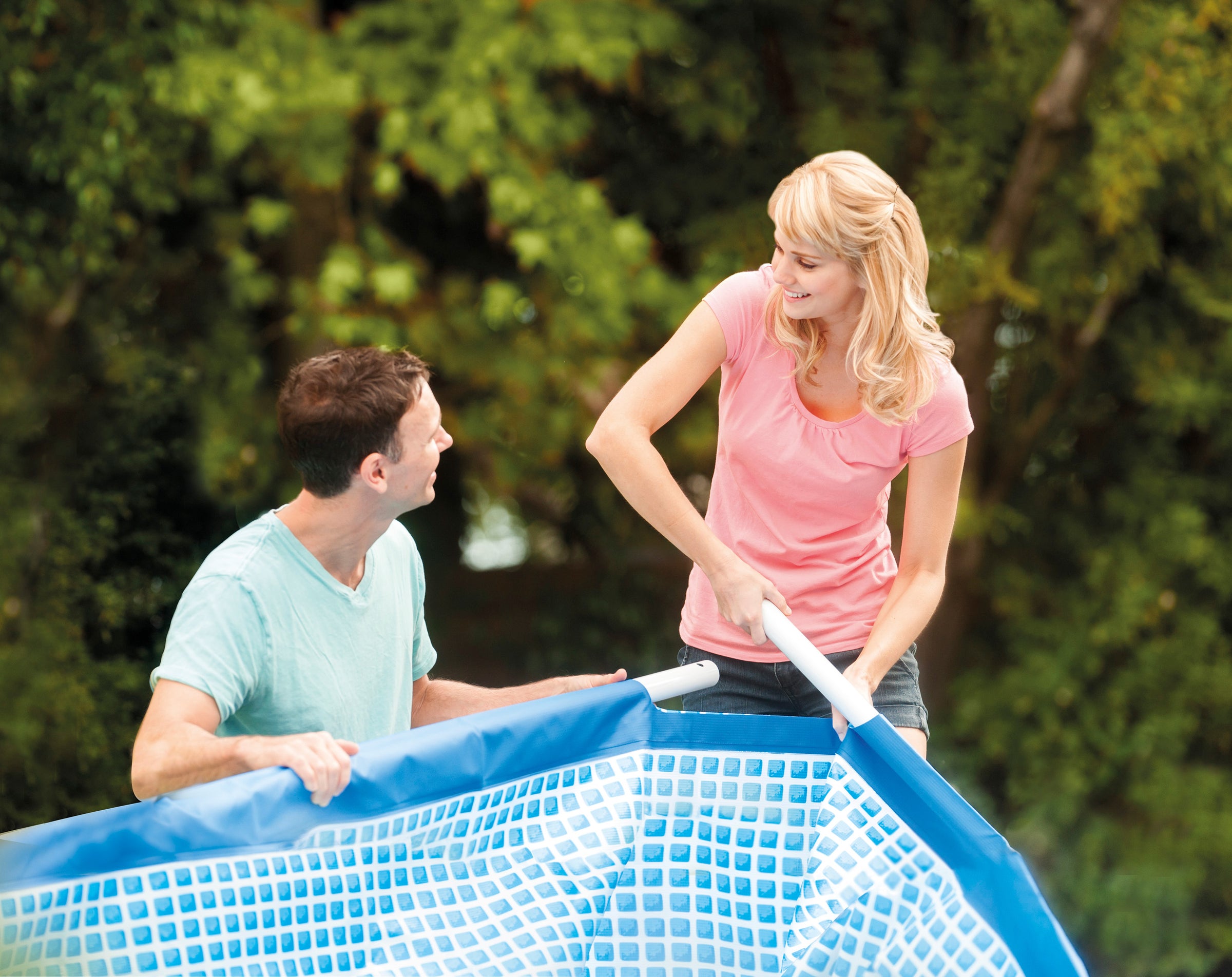 Intex Rectangular Frame Pool 3m X 2m X 0.75m 28272 V1032-IXRECT3.0-28272
