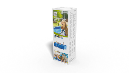 Intex Rectangular Frame Pool 4.5m X 2.2m X 0.84m 28273 V1032-IXRECT4.5-28273
