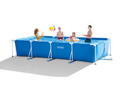 Intex Rectangular Frame Pool 4.5m X 2.2m X 0.84m with Filter/Pump 28274 V1032-IXRECT45PUMP-28274