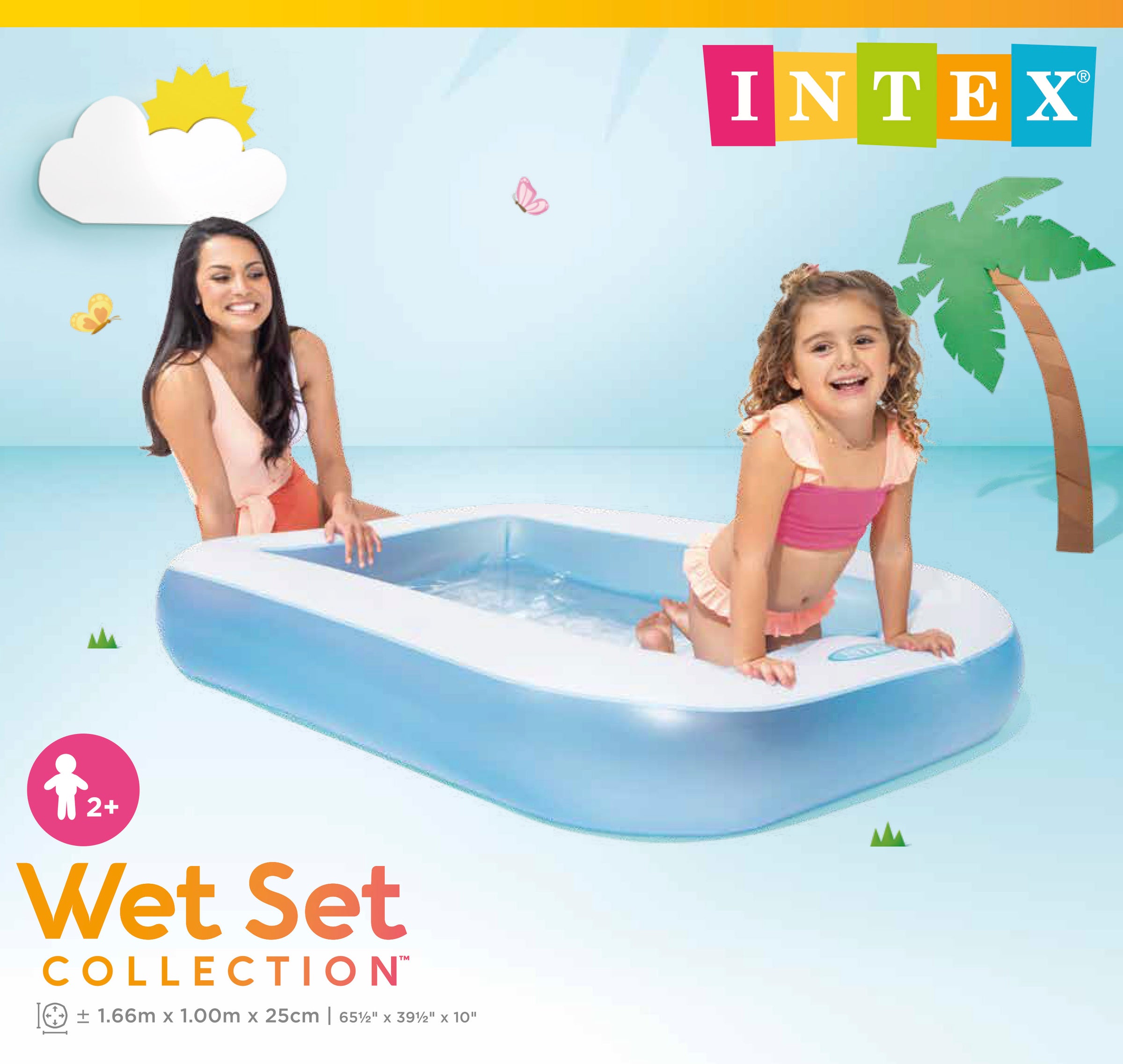 Intex Rectangular Pool Kids Family 57403 V1032-IXRECTPOOL166-57403