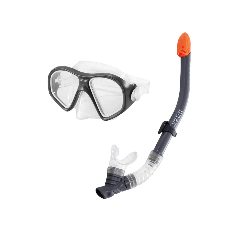 Intex Mask Snorkel and Fin Set Reef Rider Set 55657 V1032-IXREEFRIDER-55657