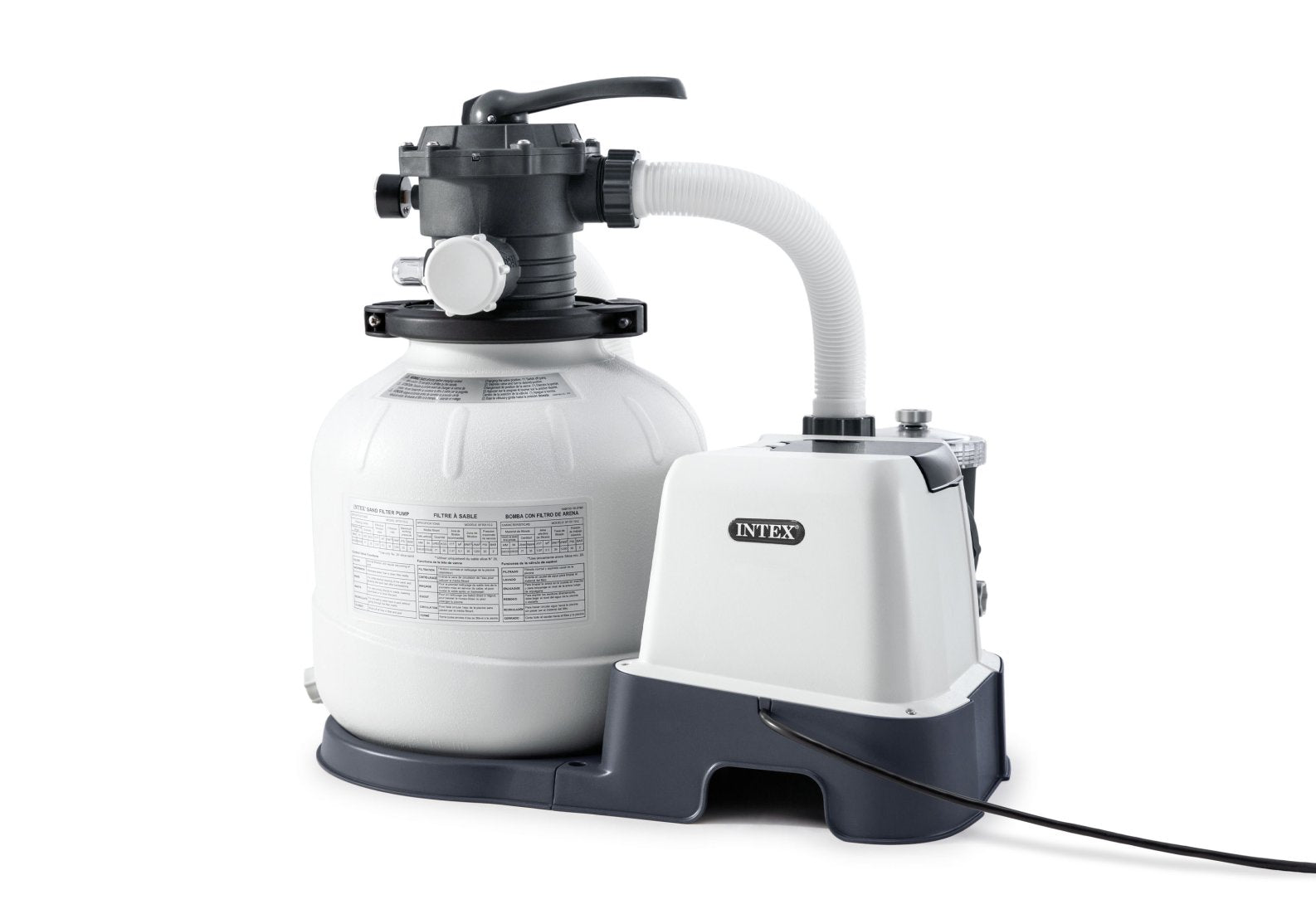 Intex Krystal Clear Sand Filter Pump and Saltwater Pool Chlorine System - 26676 V1032-IXSANDSALT_26676