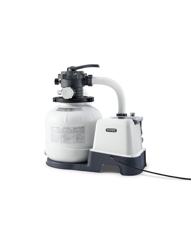 Intex Krystal Clear Sand Filter Pump and Saltwater Pool Chlorine System - 26676 V1032-IXSANDSALT_26676