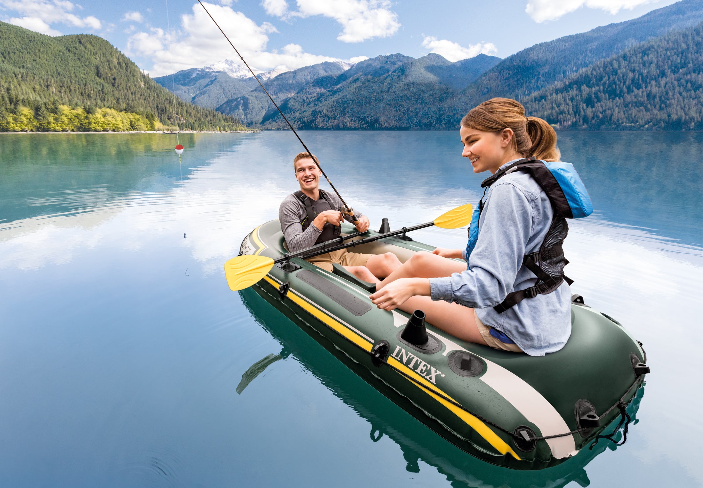 Intex Seahawk 2 Boat Set 68347 V1032-IXSEAHAWK2-68347
