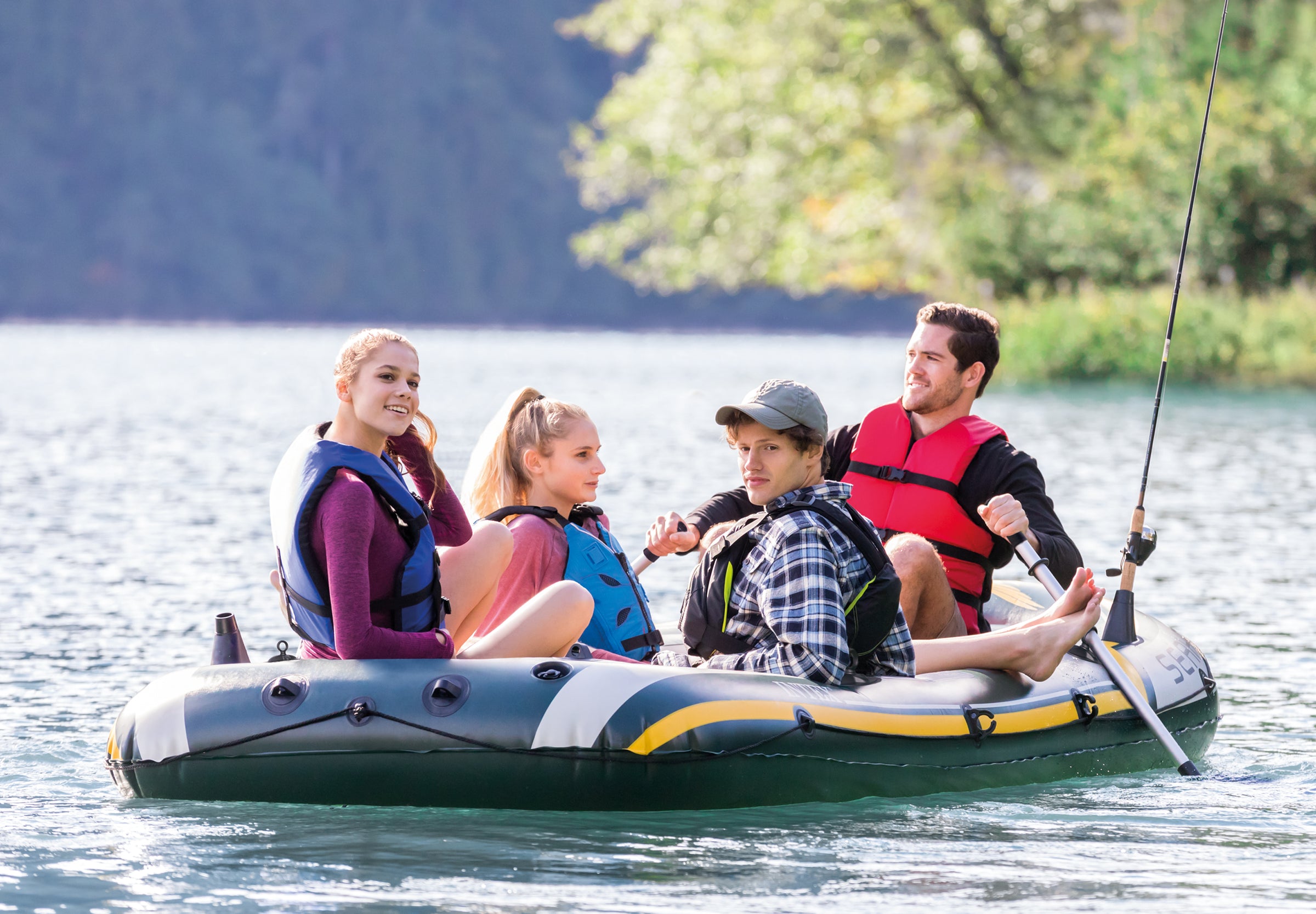Intex Seahawk 4 Boat Set 68351 V1032-IXSEAHAWK4-68351