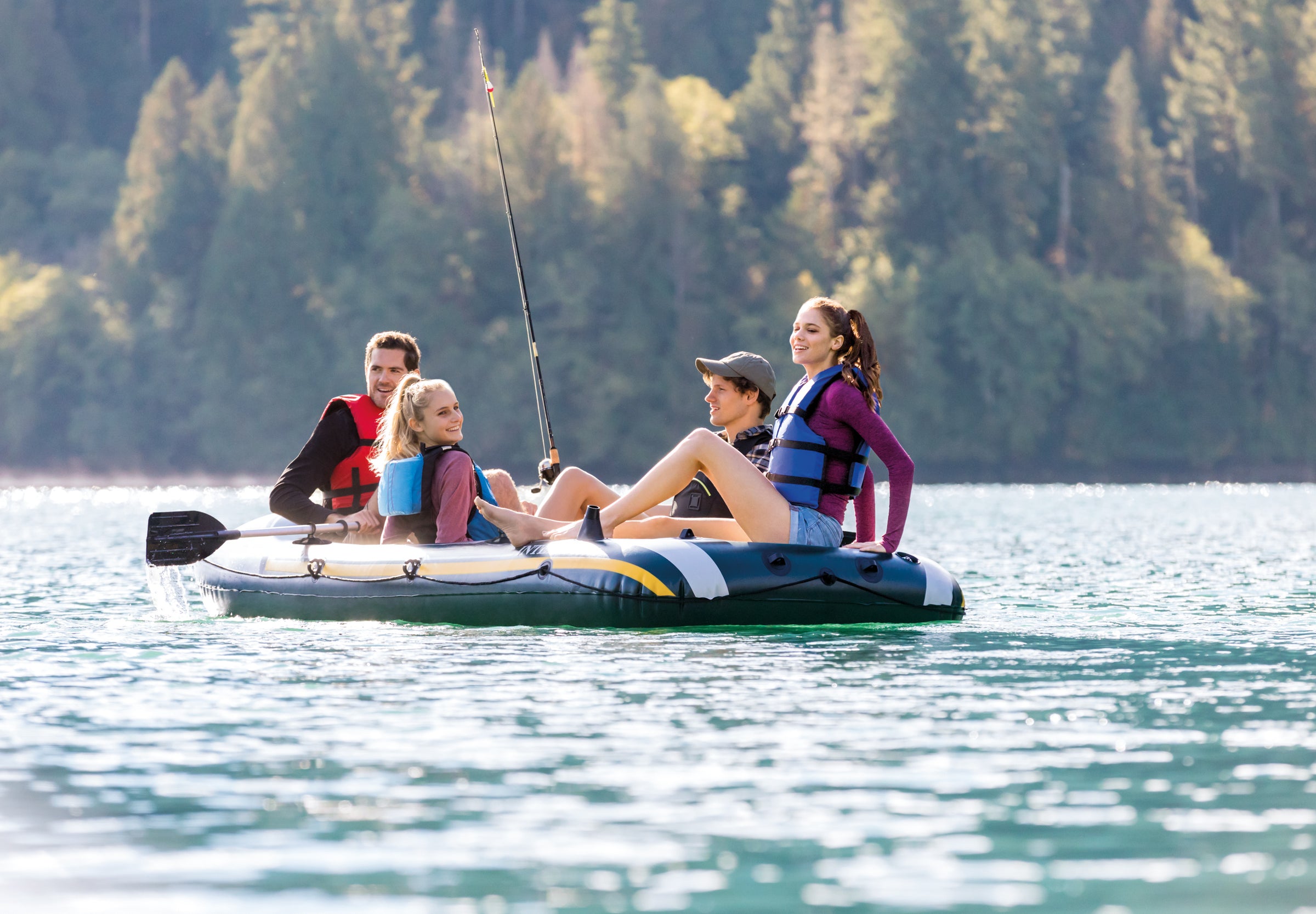 Intex Seahawk 4 Boat Set 68351 V1032-IXSEAHAWK4-68351