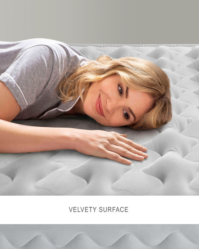 Intex Single Dura-Beam Deluxe Supreme Air-Flow Air Mattress 51cm 64488 V1032-IXSINGLEIRFLOW-64488