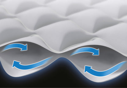 Intex Single Dura-Beam Deluxe Supreme Air-Flow Air Mattress 51cm 64488 V1032-IXSINGLEIRFLOW-64488