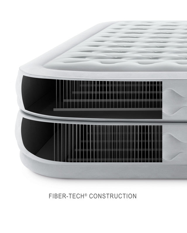 Intex Single Dura-Beam Deluxe Supreme Air-Flow Air Mattress 51cm 64488 V1032-IXSINGLEIRFLOW-64488