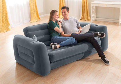 Intex Pull Out Sofa Queen Bed 66552 V1032-IXSOFA-66552