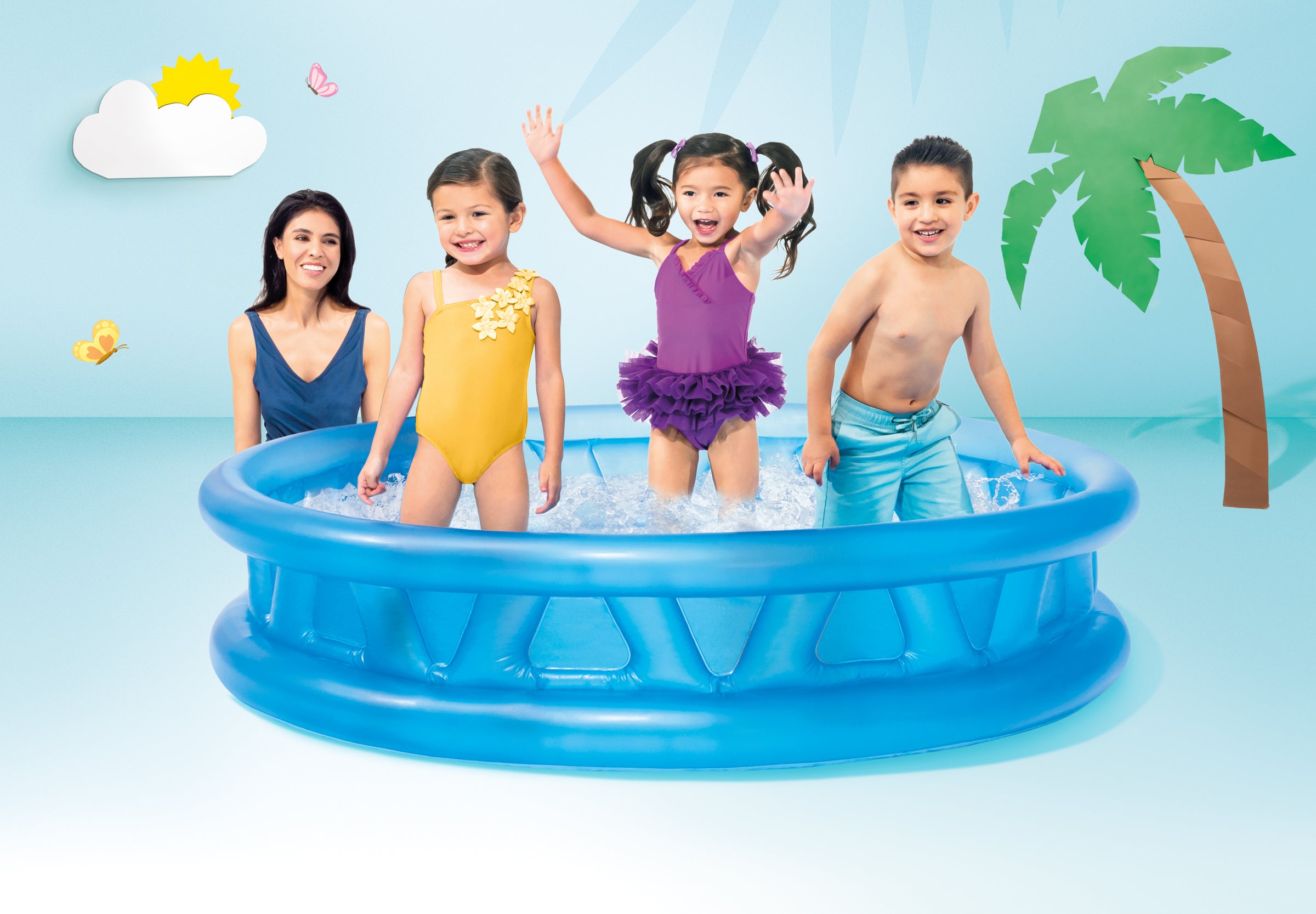 Intex Soft Side Inflatable Pool 58431 V1032-IXSOFTSIDE-58431