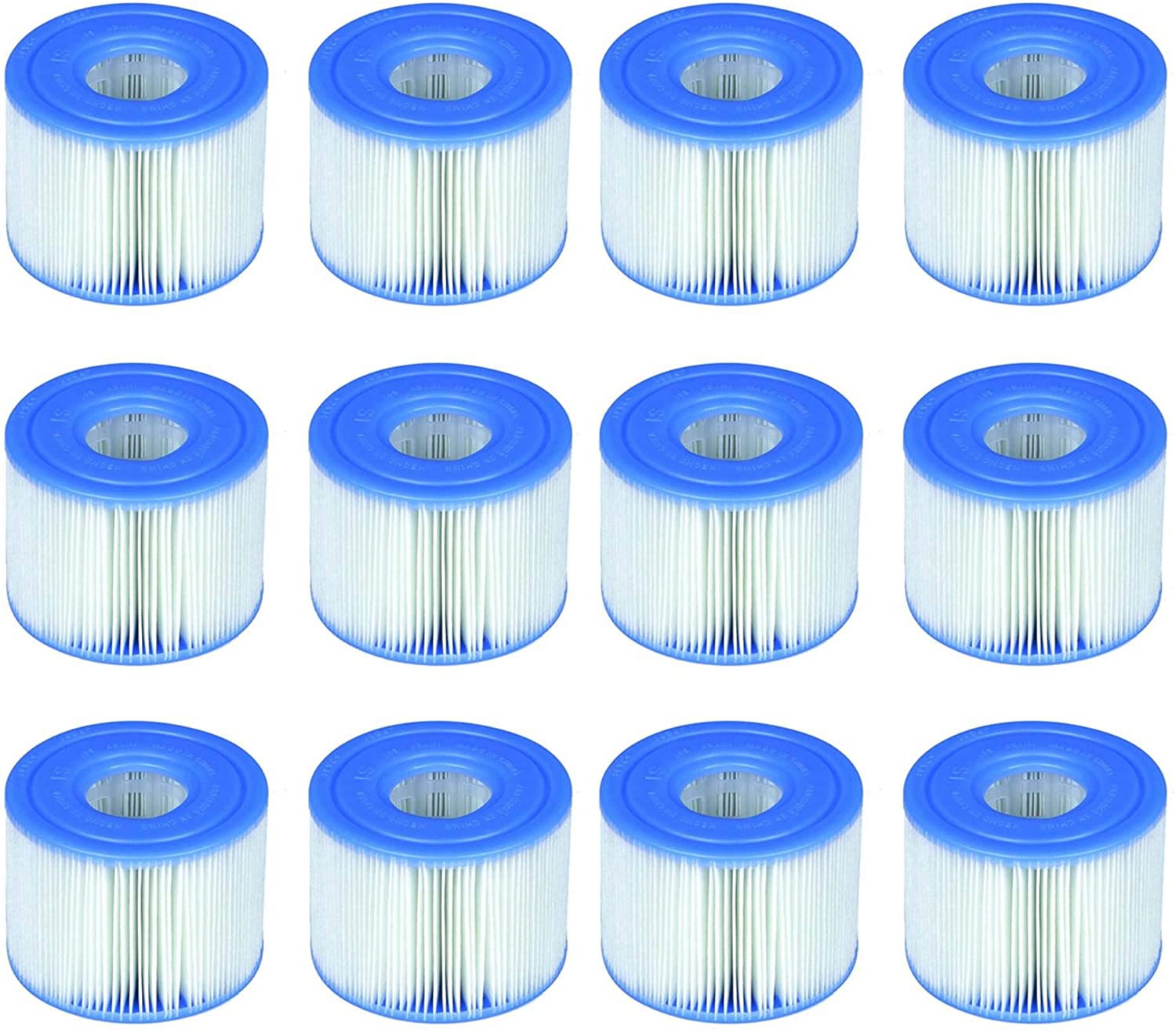 Intex Spa S1 Replacement Filter Cartridges 12 Pack 29001_6 V1032-IXSPAFILT-29001_12