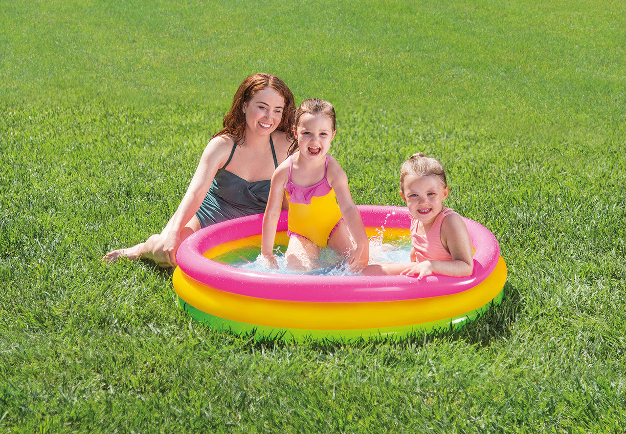 Intex Sunset Glow Inflatable Kiddie Pool - 113 x 25cm 57412 V1032-IXSUNSETGLOW-57412
