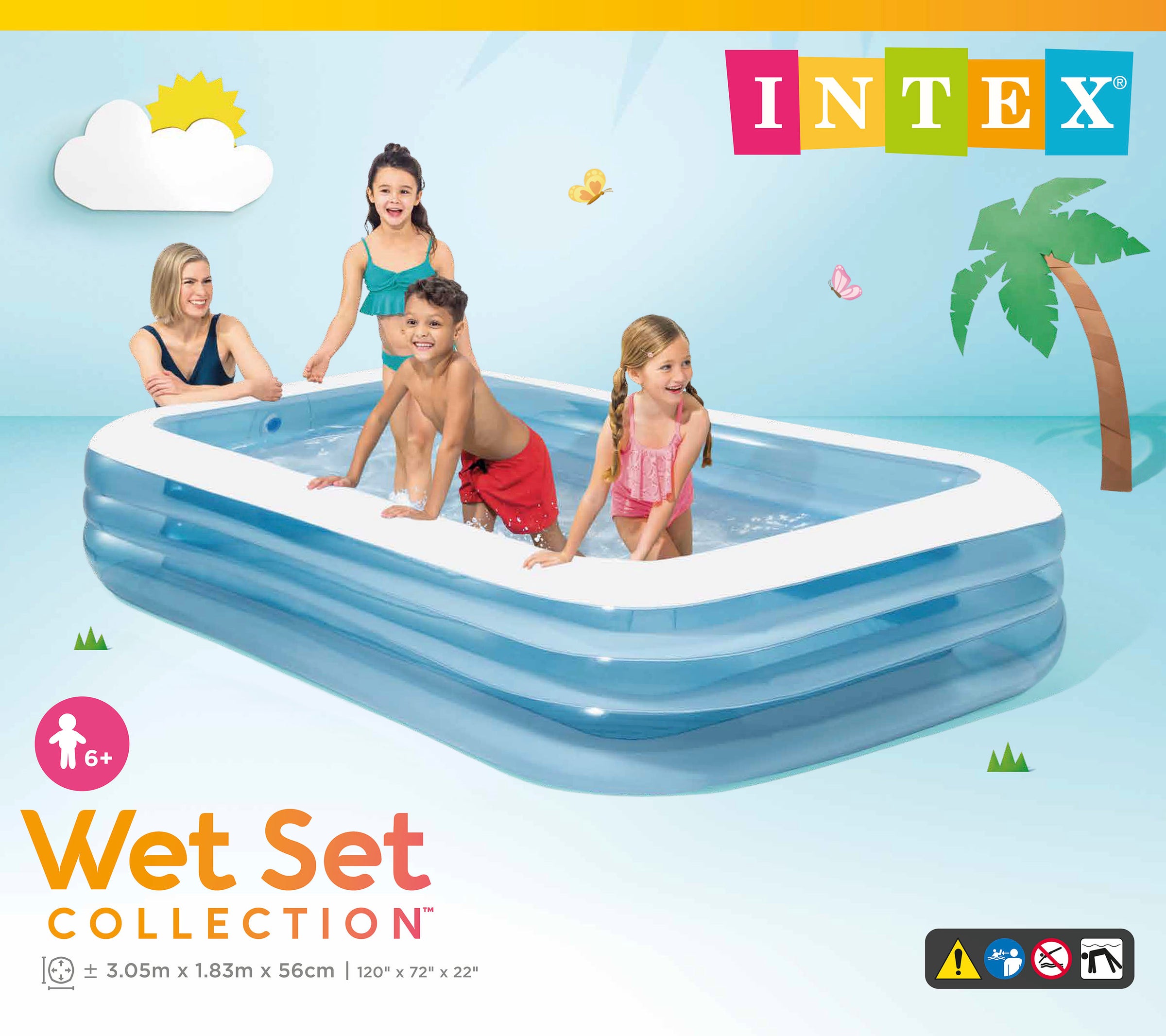 Intex Swim Center Family Inflatable Pool 58484 V1032-IXSWIMCENTRE-58484_B