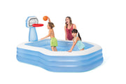 Intex Swim Center Shootin' Hoops Inflatable Pool 2.57m x 1.88m 57183 V1032-IXSWIMCENTREHOOPS-57183