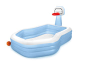 Intex Swim Center Shootin' Hoops Inflatable Pool 2.57m x 1.88m 57183 V1032-IXSWIMCENTREHOOPS-57183