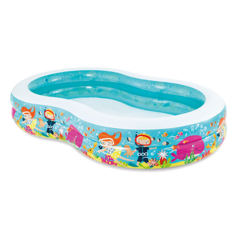 Intex Swim Centre Seashore Pool Snorkel Fun 2.6m x 1.6m 56490 V1032-IXSWIMCENTRESNORKEL-56490