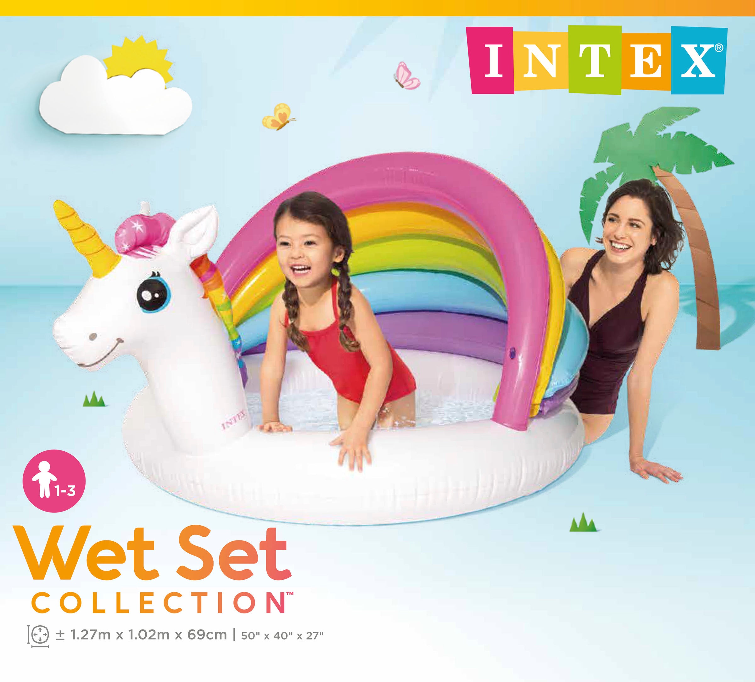 Intex Unicorn Baby Pool 57113 V1032-IXUNICORNPOOL-57113