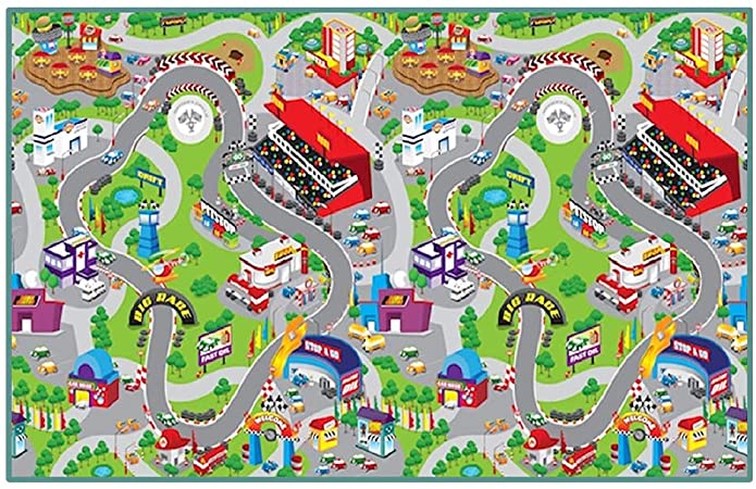 Rollmatz Activity Floor Mat - Racing 630211 V1032-ROLLMATZ_631211_RACING