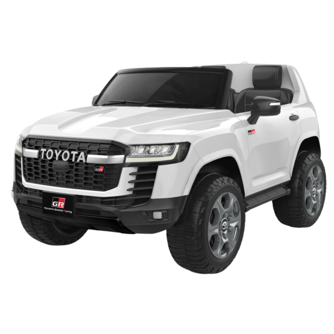Volta Toyota Landcruiser 12V Kids Ride On Car Smart Control 3+ SHP5077_WHT V1032-SHP5077_WHT