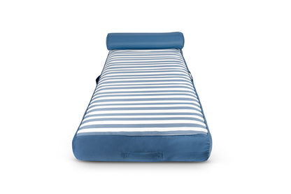 Spire Adalus Luxury Pool Lounge Blue Stripe RL-935B V1032-SP-ADALUS-935B