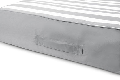 Spire Adalus Luxury Pool Lounge Grey Stripe RL-935G V1032-SP-ADALUS-935G